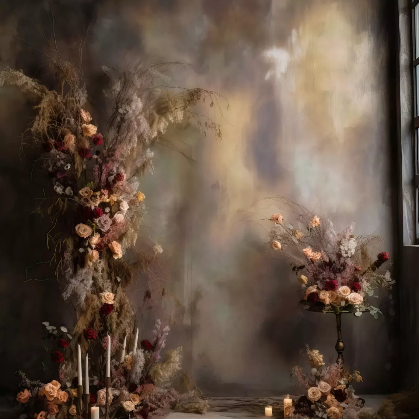 Cocoa Artistry Iv 8X8 Fleece ( 96 X Inch ) Backdrop