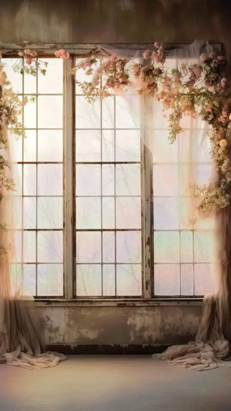 Cocoa Artistry Window I 8X14 Ultracloth ( 96 X 168 Inch ) Backdrop