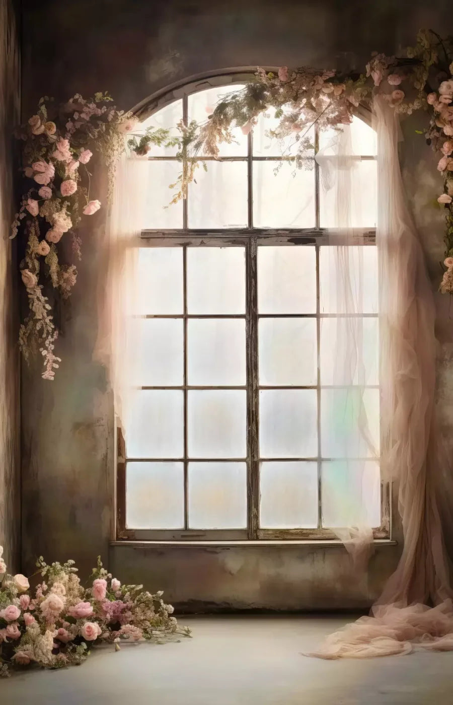 Cocoa Artistry Window Iii 8X12 Ultracloth ( 96 X 144 Inch ) Backdrop