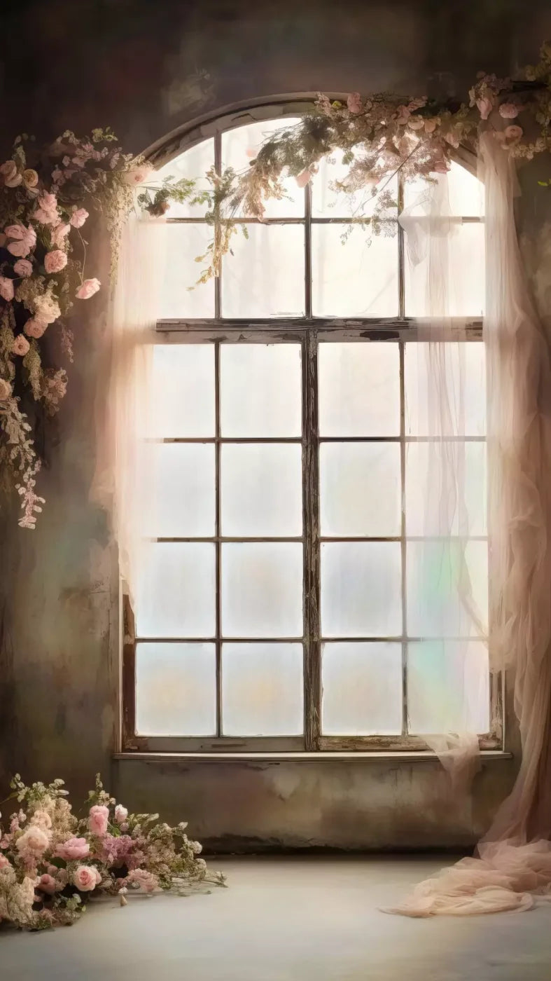 Cocoa Artistry Window Iii 8X14 Ultracloth ( 96 X 168 Inch ) Backdrop