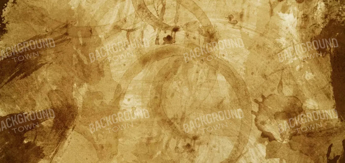 Coffeestains 16X8 Ultracloth ( 192 X 96 Inch ) Backdrop