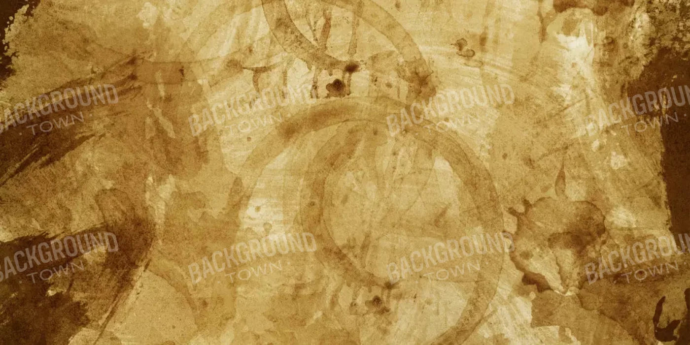 Coffeestains 20X10 Ultracloth ( 240 X 120 Inch ) Backdrop