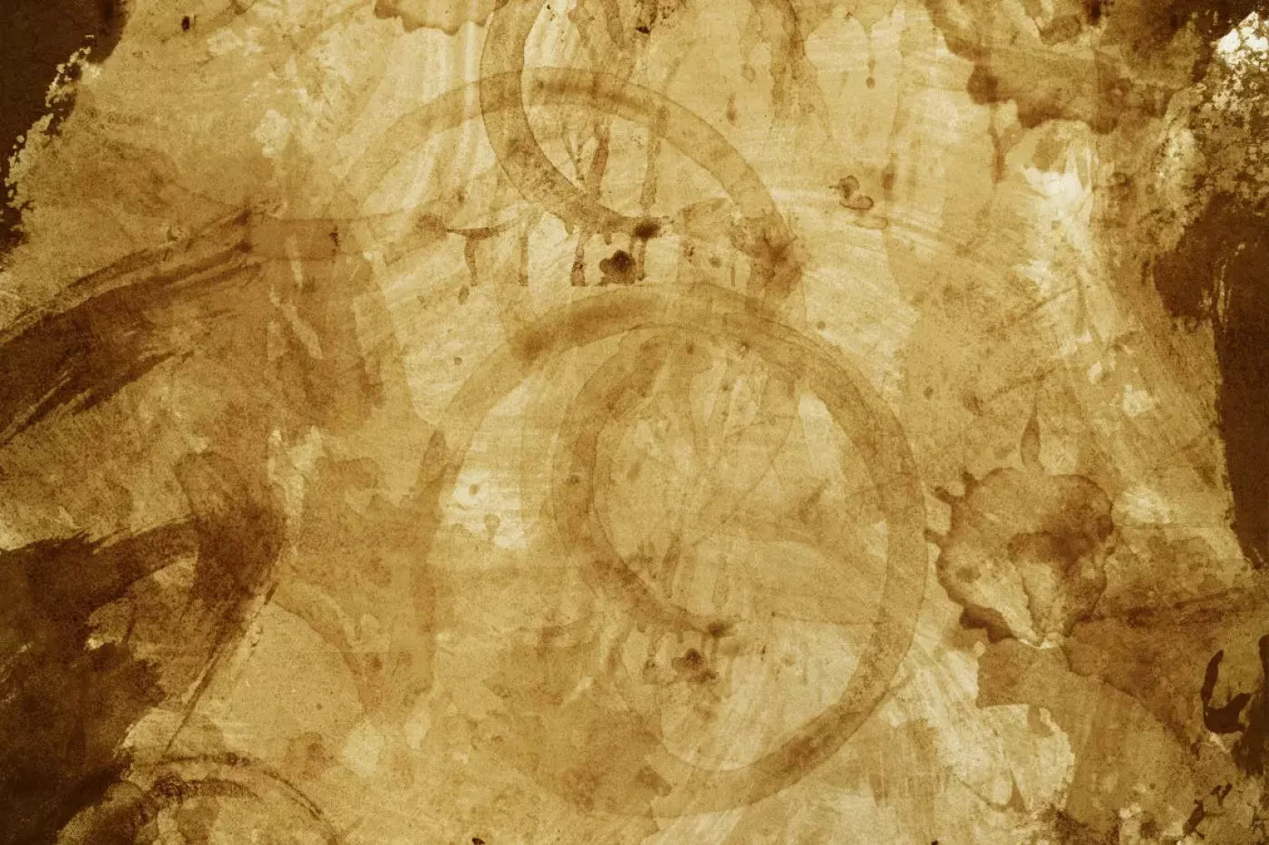 Coffeestains 5X4 Rubbermat Floor ( 60 X 48 Inch ) Backdrop