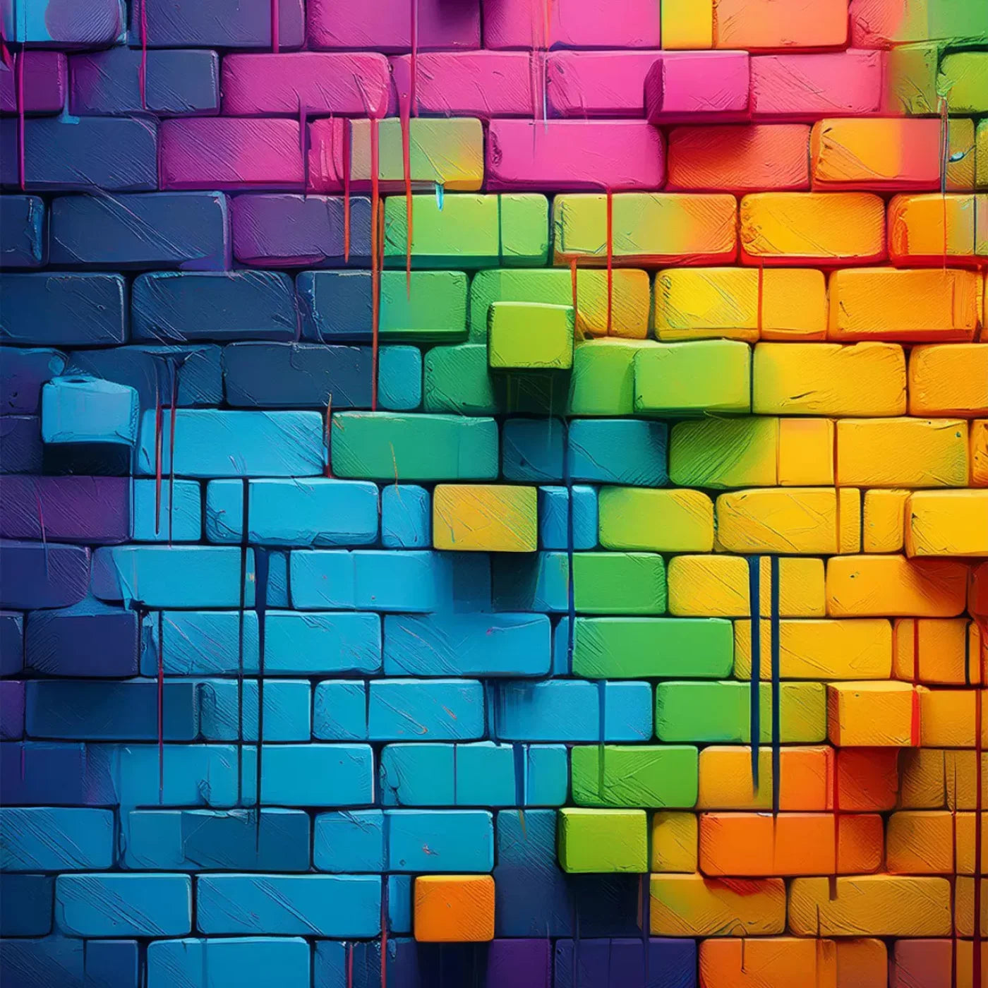 Color Bricks 10’X10’ Ultracloth (120 X Inch) Backdrop