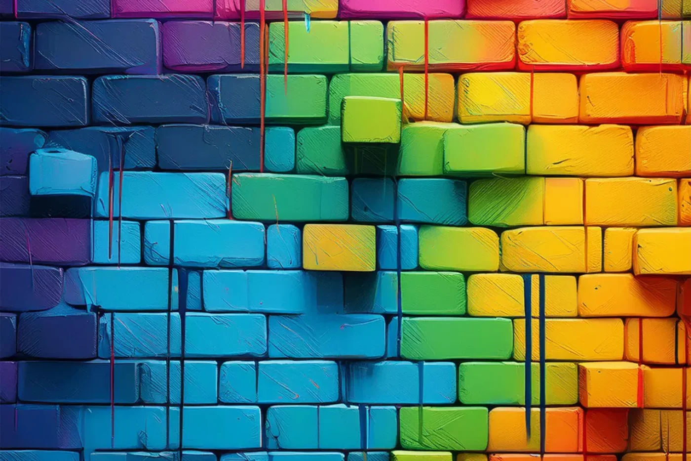 Color Bricks 12’X8’ Ultracloth (144 X 96 Inch) Backdrop