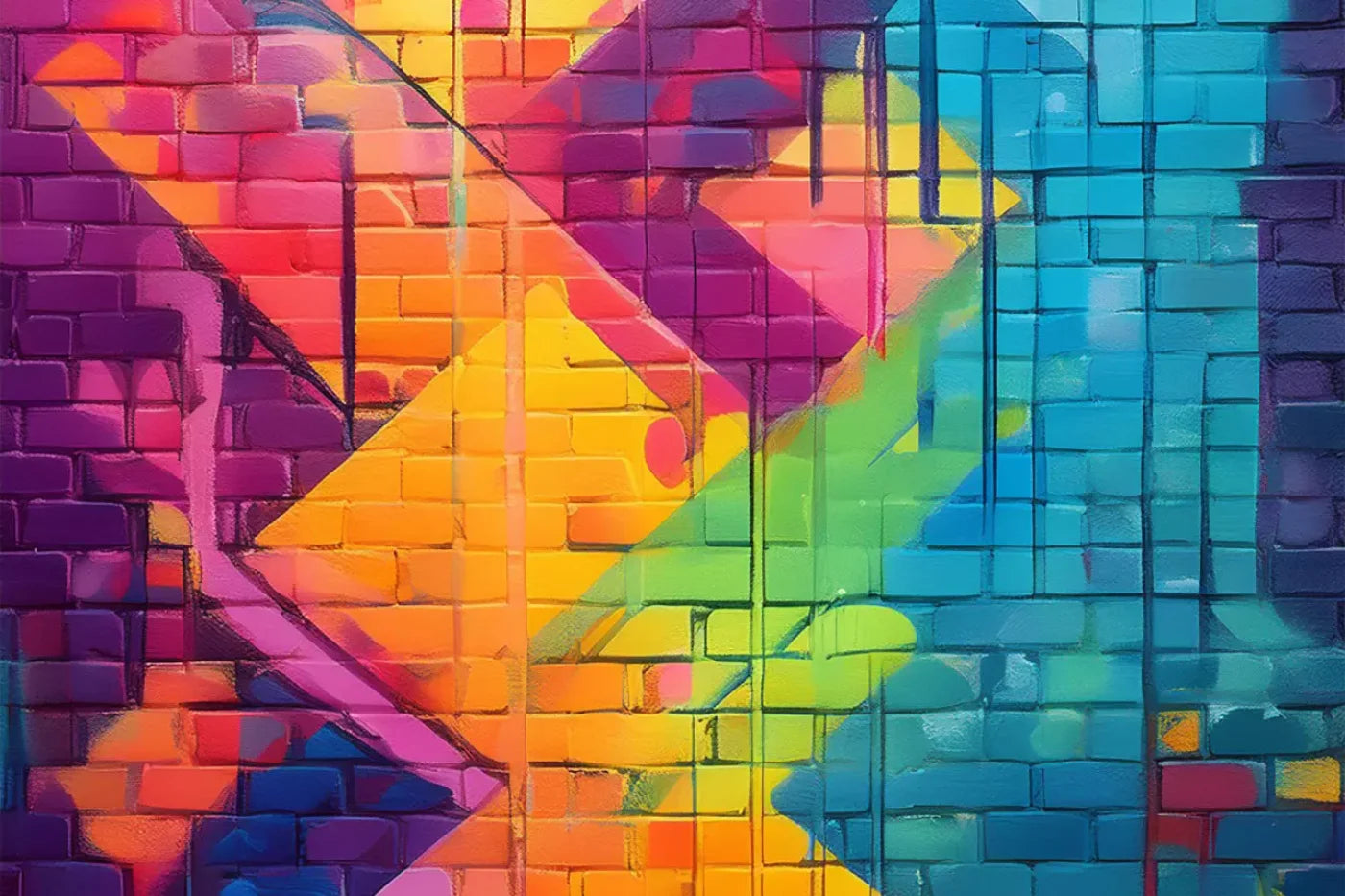 Color Bricks 2 12’X8’ Ultracloth (144 X 96 Inch) Backdrop