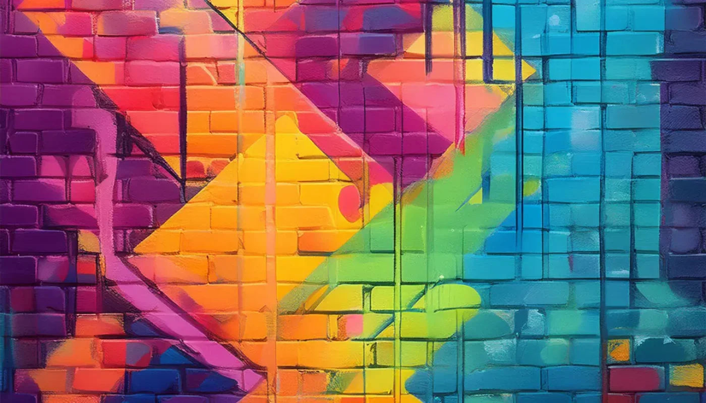 Color Bricks 2 14’X8’ Ultracloth (168 X 96 Inch) Backdrop