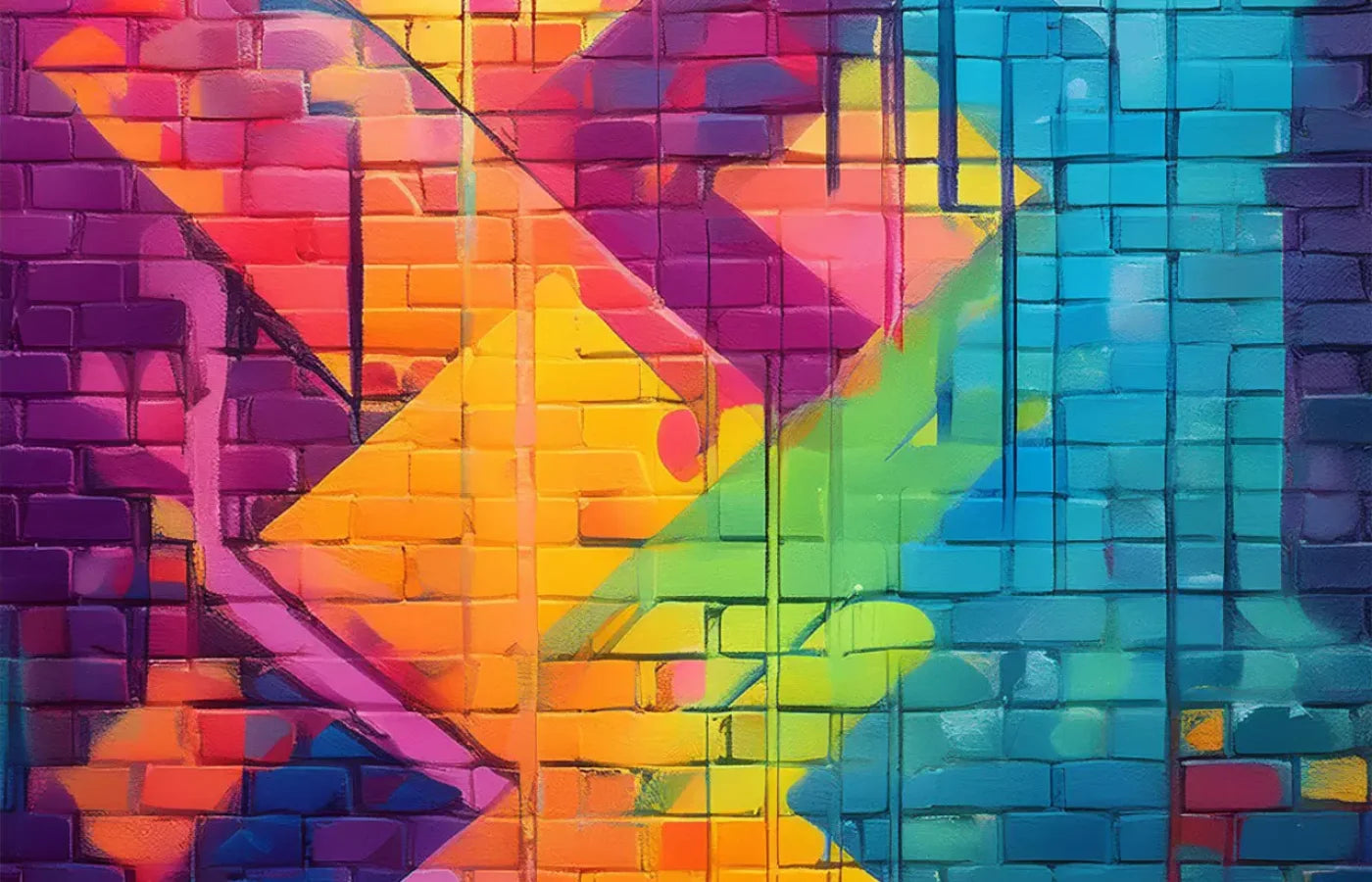 Color Bricks 2 14’X9’ Ultracloth (168 X 108 Inch) Backdrop