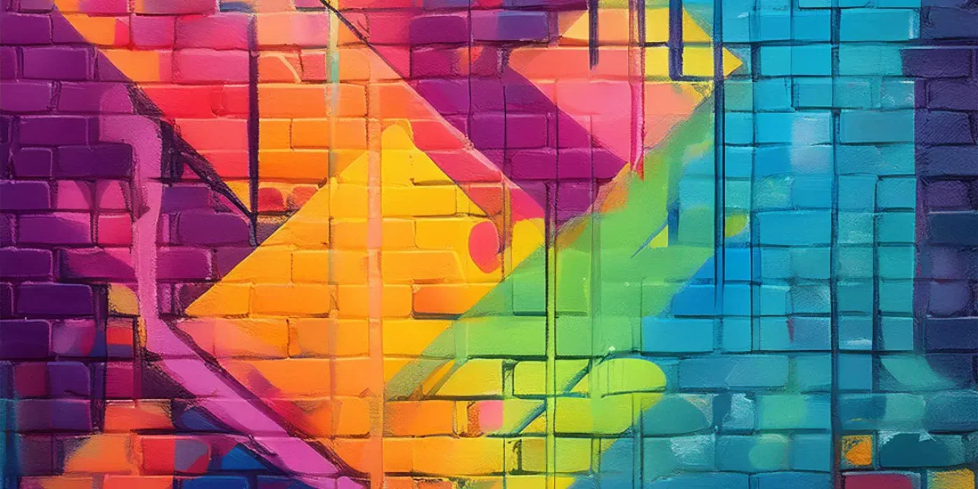 Color Bricks 2 16’X8’ Ultracloth (192 X 96 Inch) Backdrop