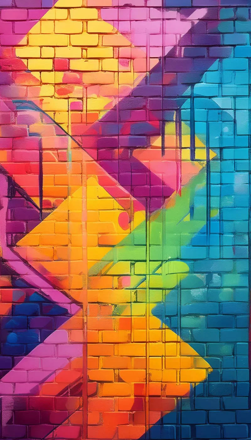 Color Bricks 2 8’X14’ Ultracloth (96 X 168 Inch) Backdrop