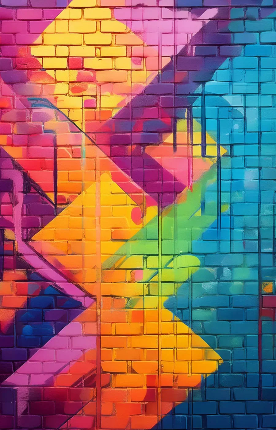 Color Bricks 2 9’X14’ Ultracloth (108 X 168 Inch) Backdrop