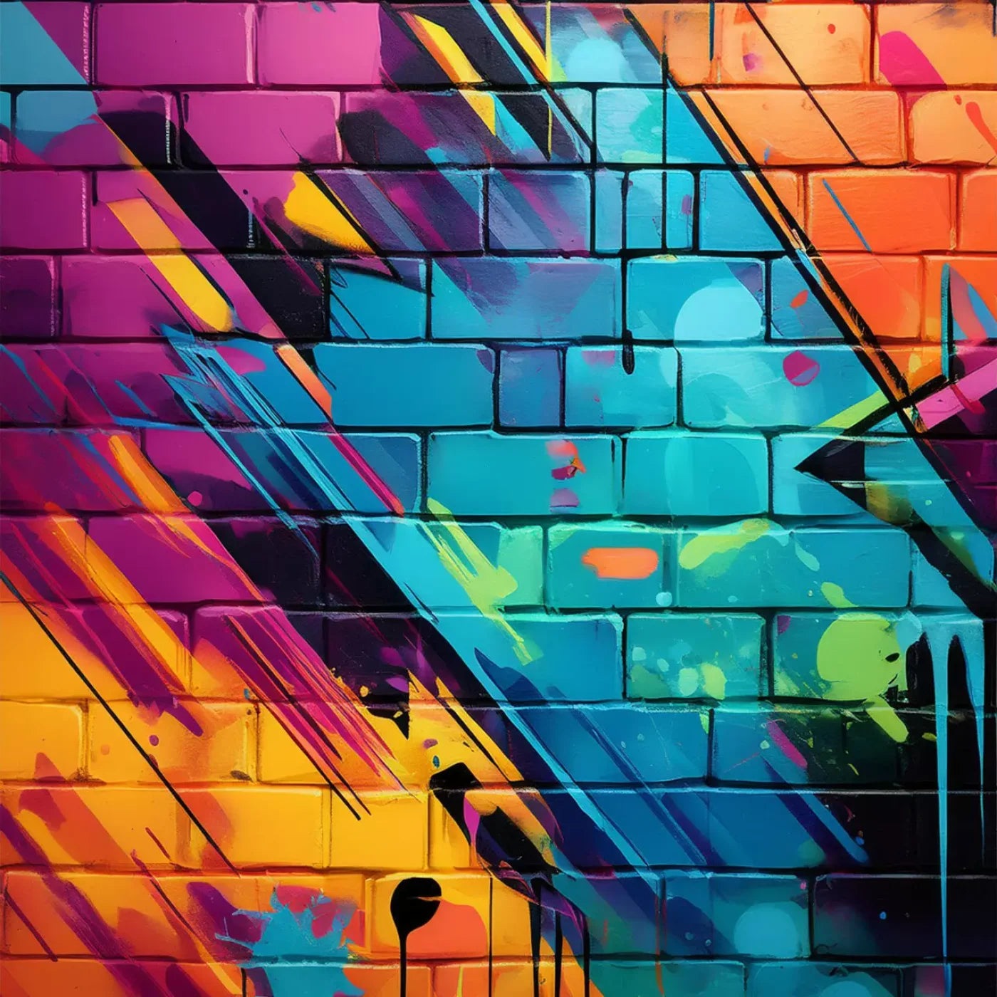 Color Bricks 3 10’X10’ Ultracloth (120 X Inch) Backdrop