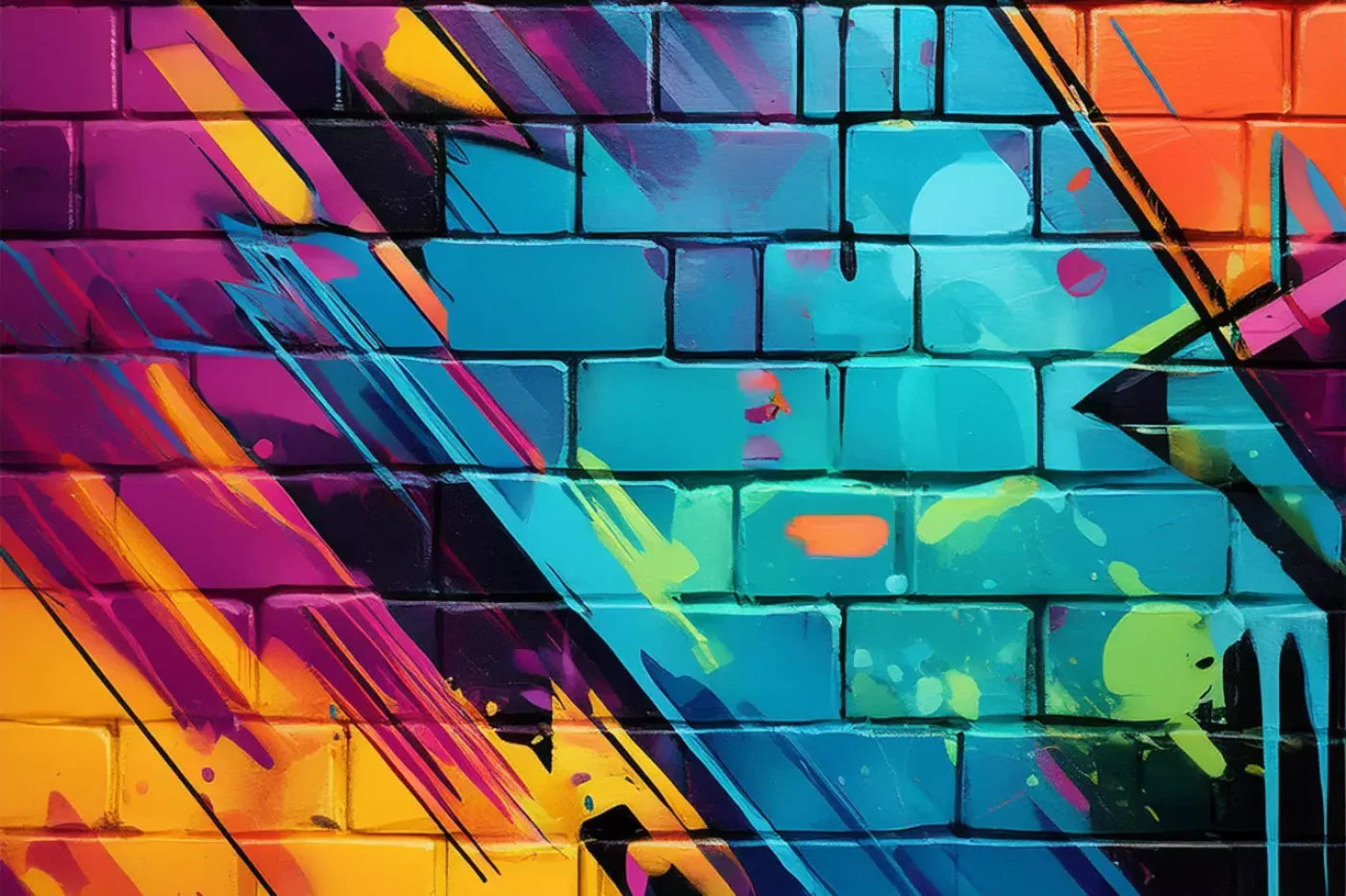 Color Bricks 3 12’X8’ Ultracloth (144 X 96 Inch) Backdrop