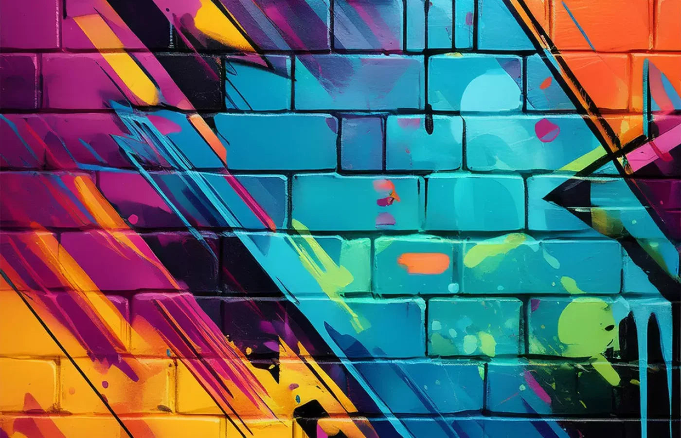 Color Bricks 3 14’X9’ Ultracloth (168 X 108 Inch) Backdrop
