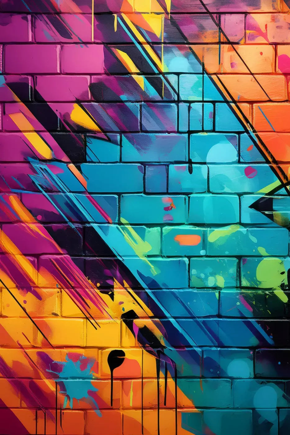 Color Bricks 3 8’X12’ Ultracloth (96 X 144 Inch) Backdrop