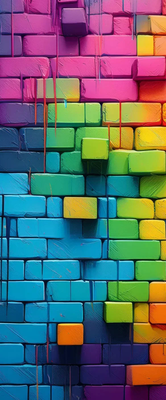 Color Bricks 5’X12’ Ultracloth For Westcott X-Drop (60 X 144 Inch) Backdrop