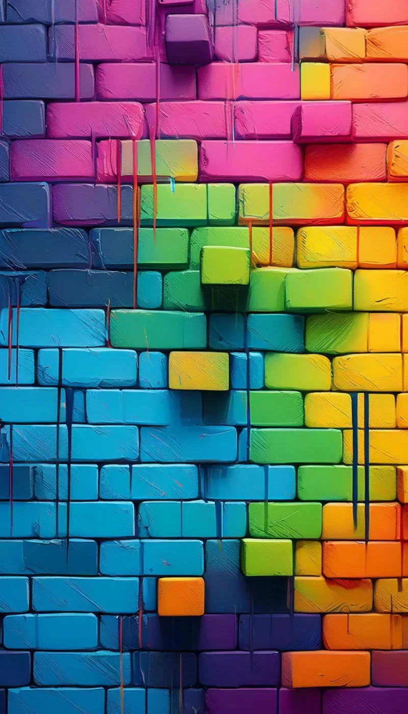 Color Bricks 8’X14’ Ultracloth (96 X 168 Inch) Backdrop