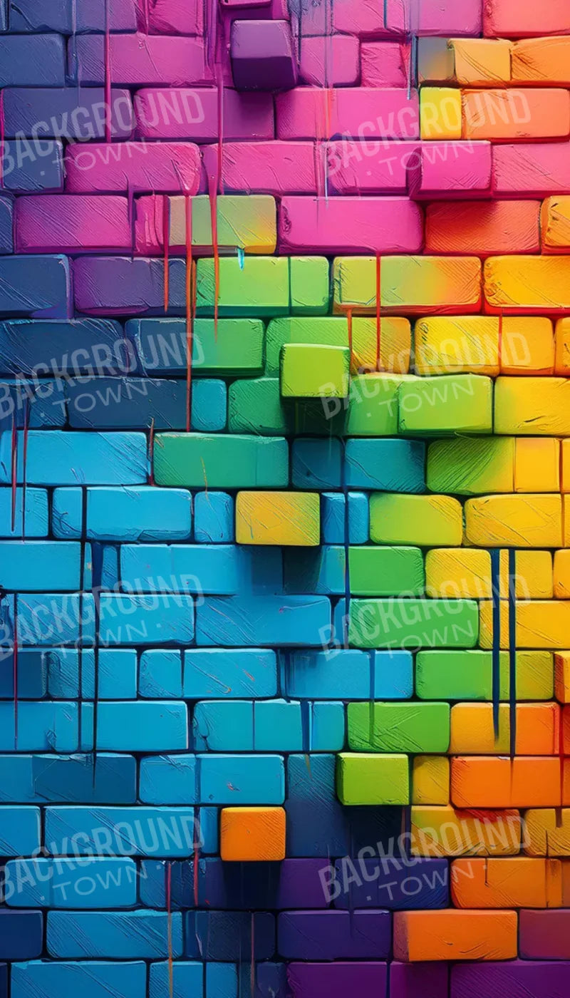 Color Bricks 8’X14’ Ultracloth (96 X 168 Inch) Backdrop