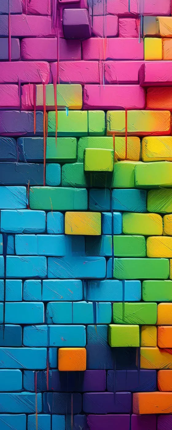 Color Bricks 8’X20’ Ultracloth (96 X 240 Inch) Backdrop