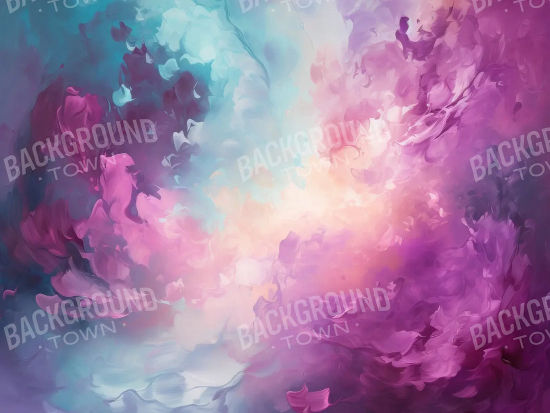 Color Explosion FineArt 6’8x5’ Fleece (80 x 60 inch) Backdrop