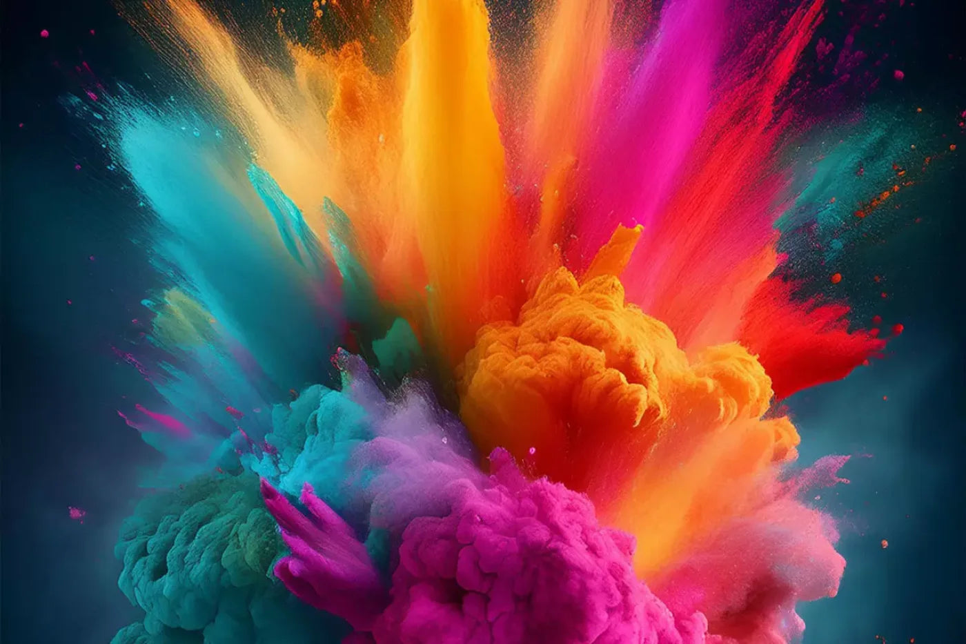 Color Powder Burst 12’X8’ Ultracloth (144 X 96 Inch) Backdrop