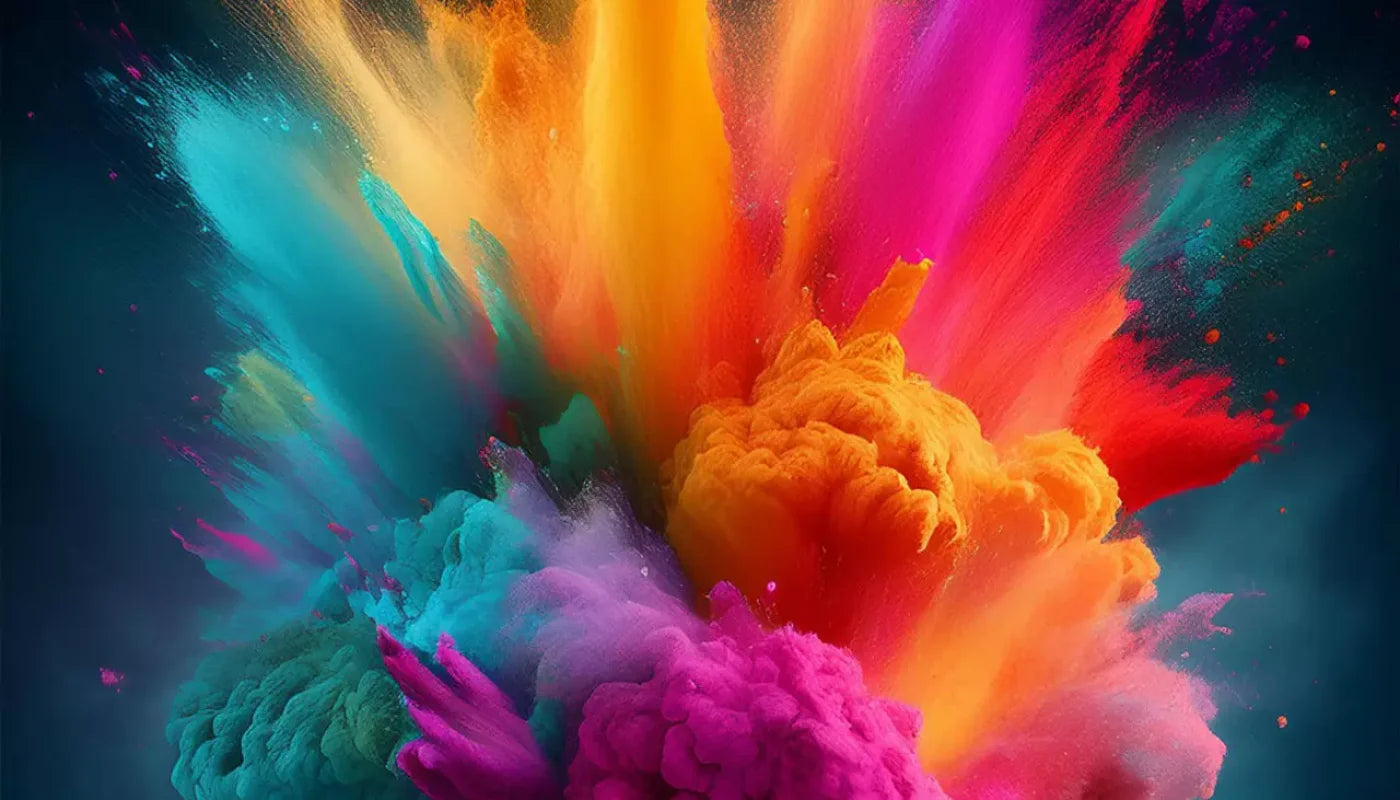Color Powder Burst 14’X8’ Ultracloth (168 X 96 Inch) Backdrop