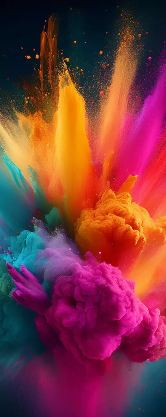 Color Powder Burst 8’X20’ Ultracloth (96 X 240 Inch) Backdrop