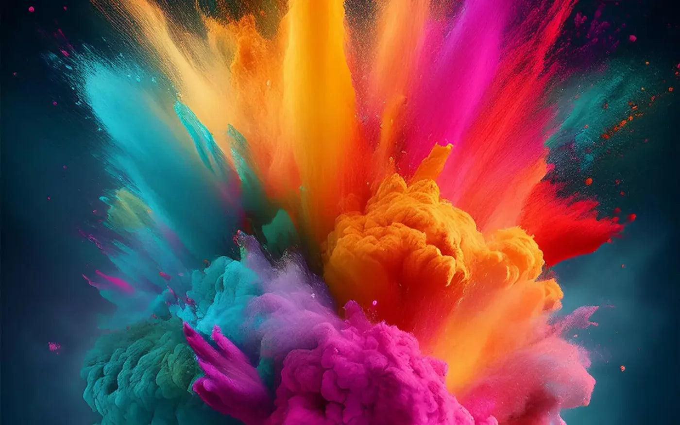 Color Powder Burst 8’X5’ Ultracloth (96 X 60 Inch) Backdrop