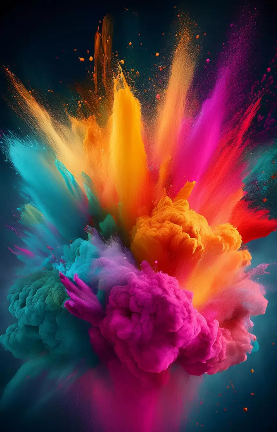 Color Powder Burst 9’X14’ Ultracloth (108 X 168 Inch) Backdrop
