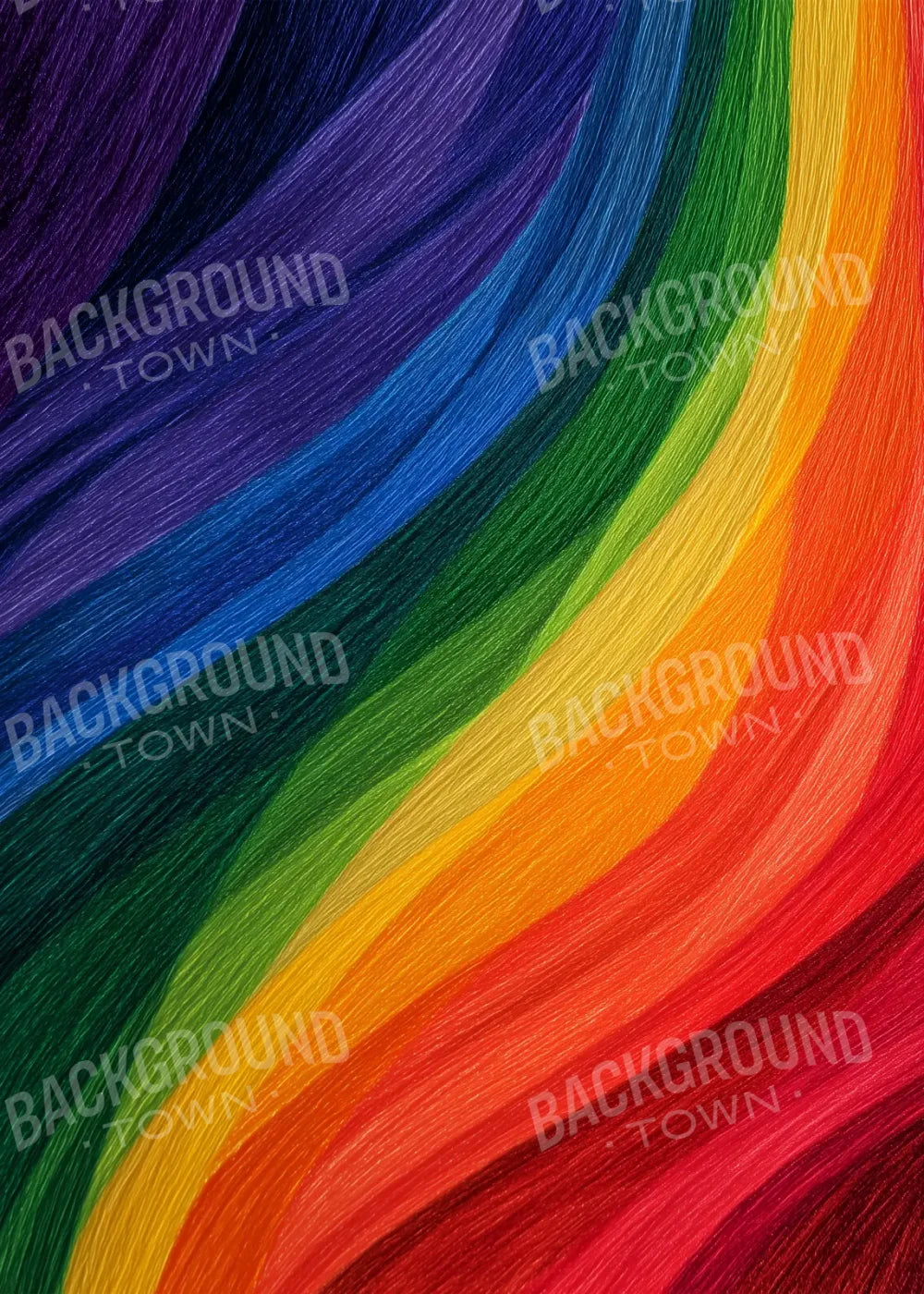 Colored Pencil Rainbow 5’x7’ UltraCloth (60 x 84 inch) Backdrop