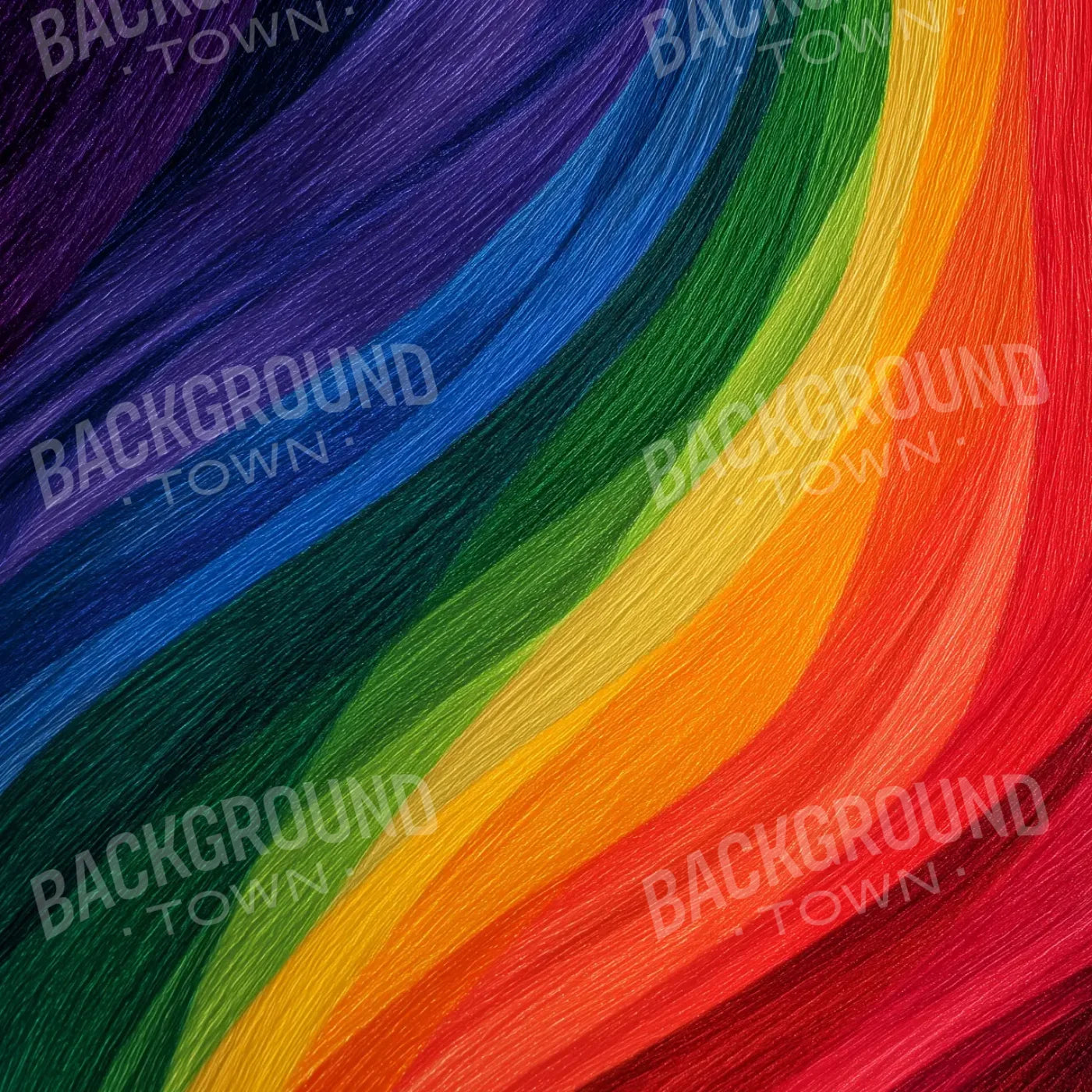 Colored Pencil Rainbow 8’x8’ Fleece (96 x 96 inch) Backdrop