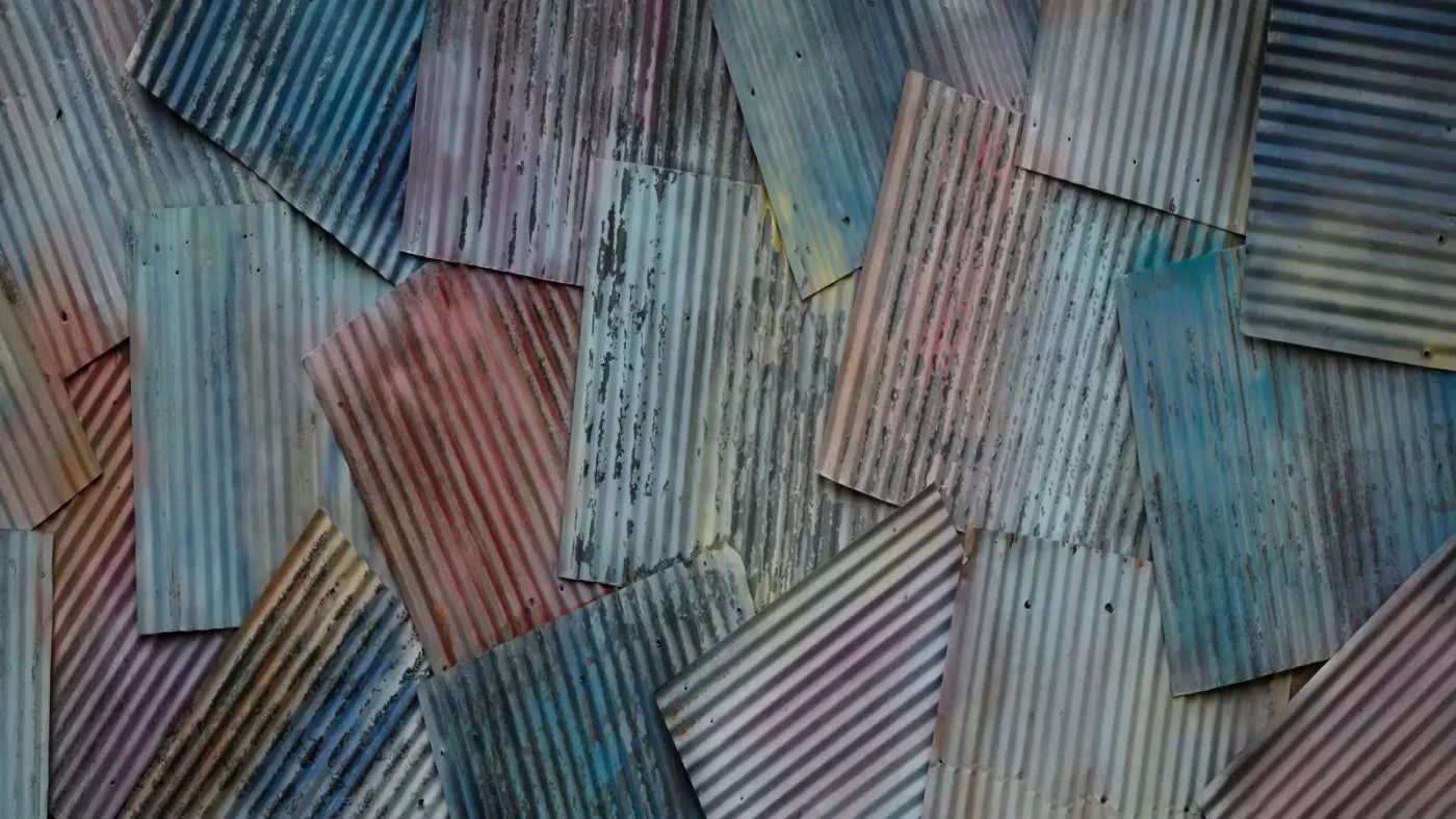 Colored Tin 14X8 Ultracloth ( 168 X 96 Inch ) Backdrop