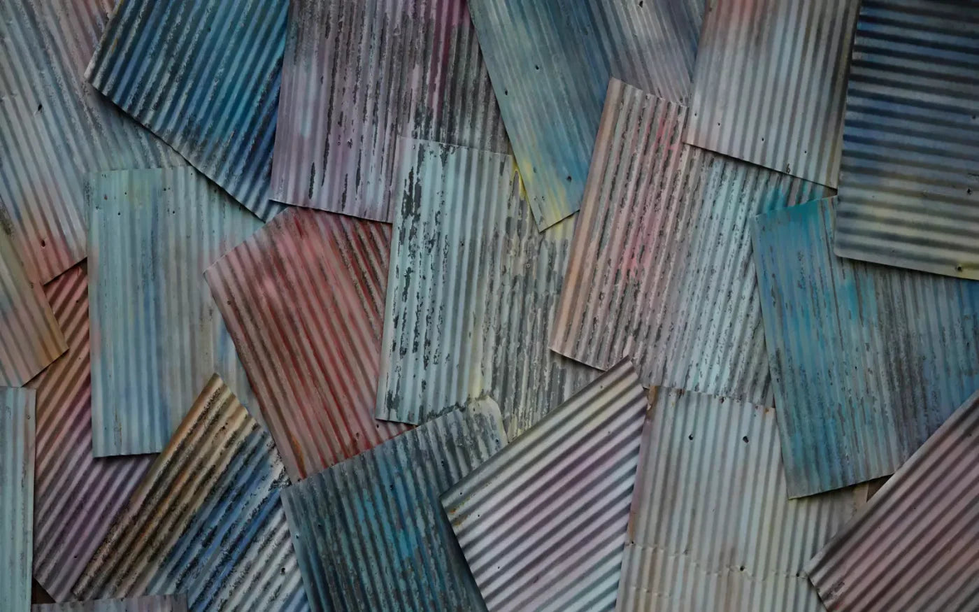 Colored Tin 14X9 Ultracloth ( 168 X 108 Inch ) Backdrop