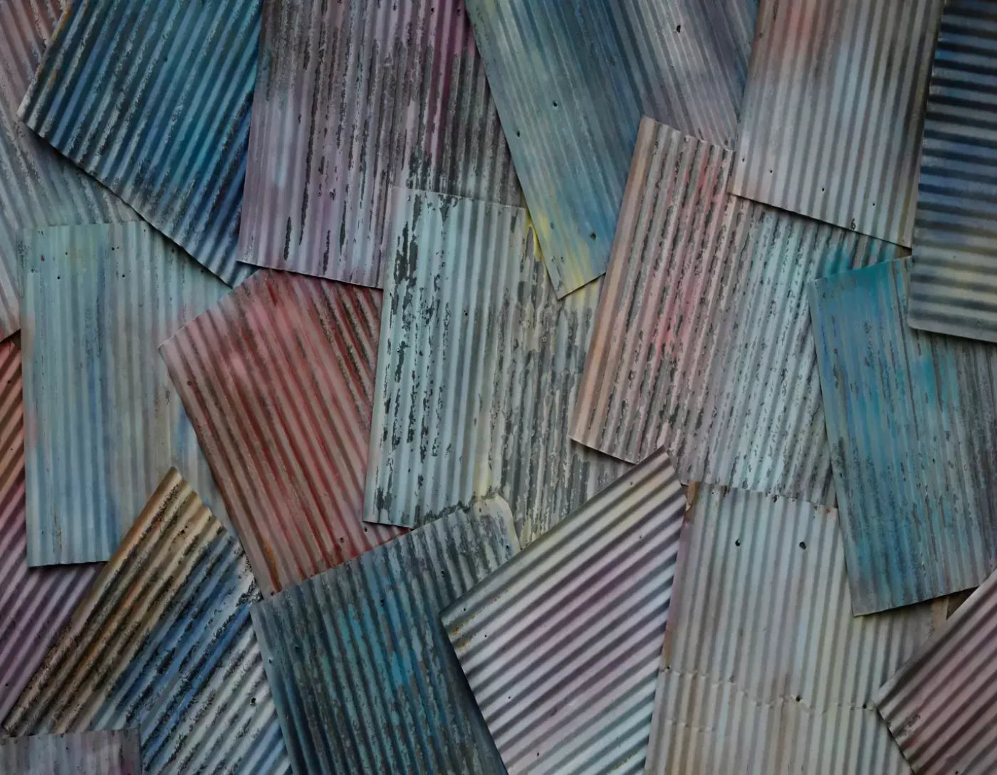 Colored Tin 8X6 Fleece ( 96 X 72 Inch ) Backdrop