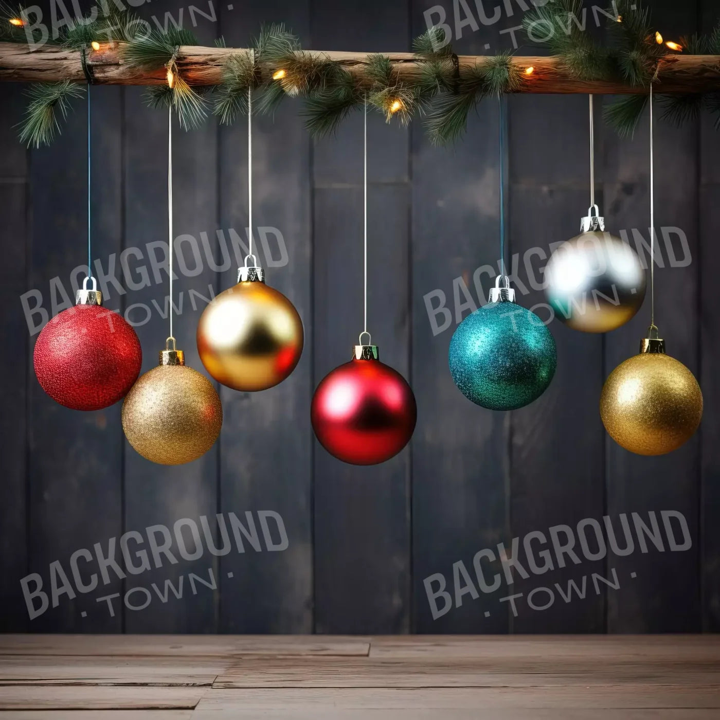 Colorful Ornaments Ii 8’X8’ Fleece (96 X Inch) Backdrop