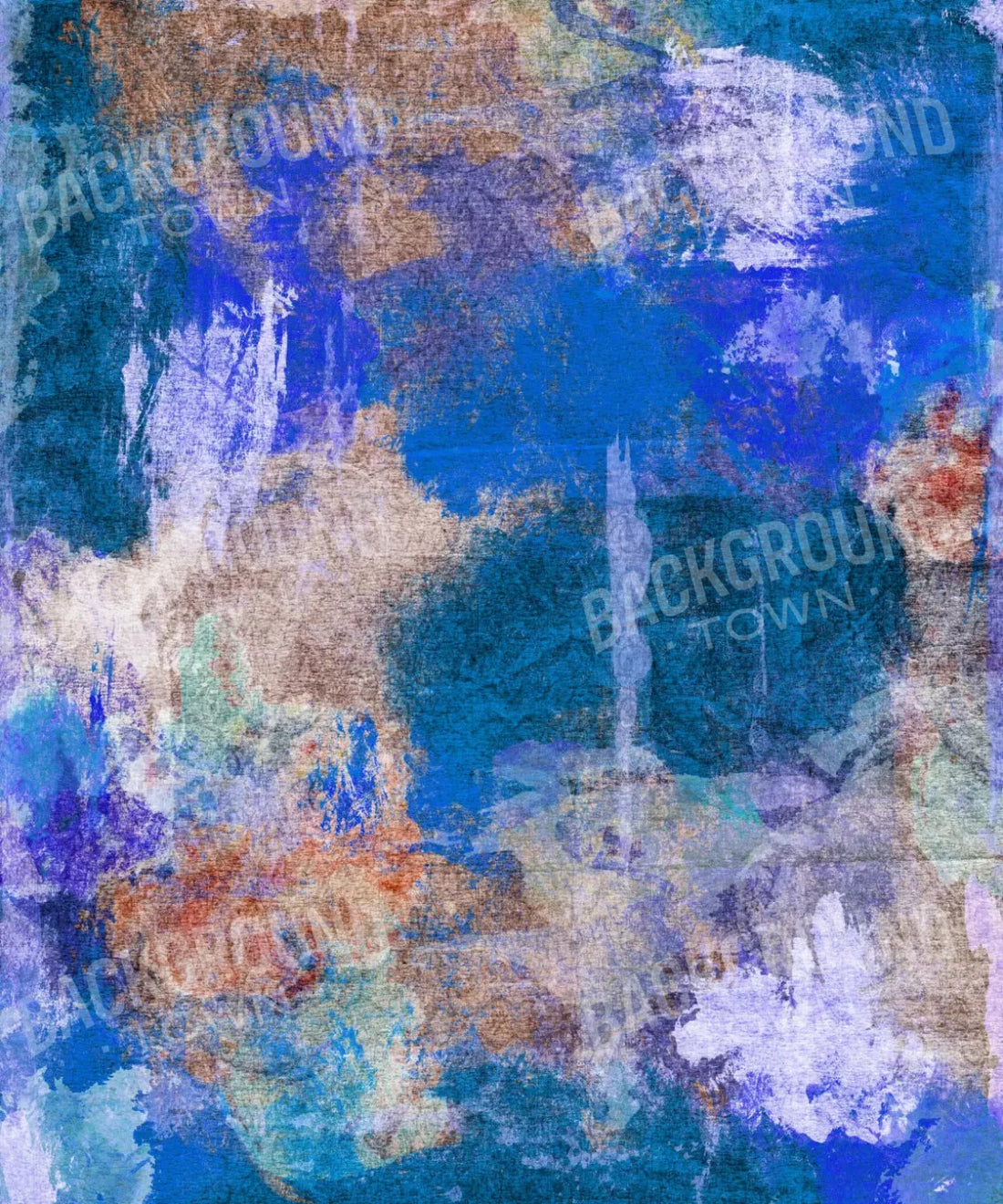 Blue Urban Grunge Backdrop for Photography
