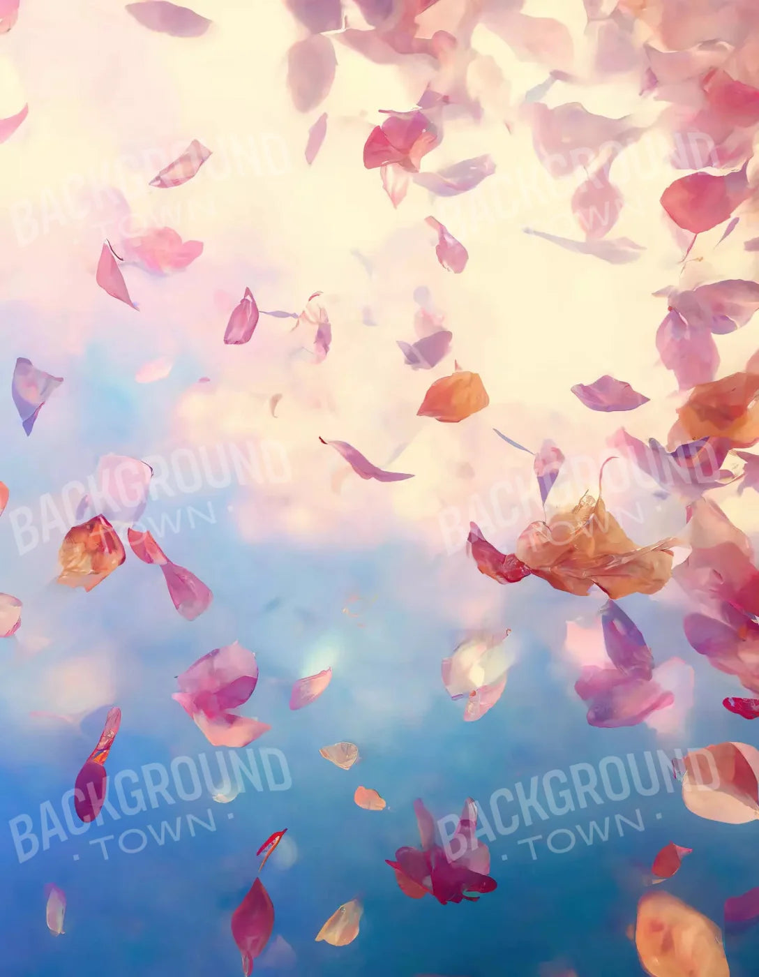 Confetti Blossoms I 6X8 Fleece ( 72 X 96 Inch ) Backdrop