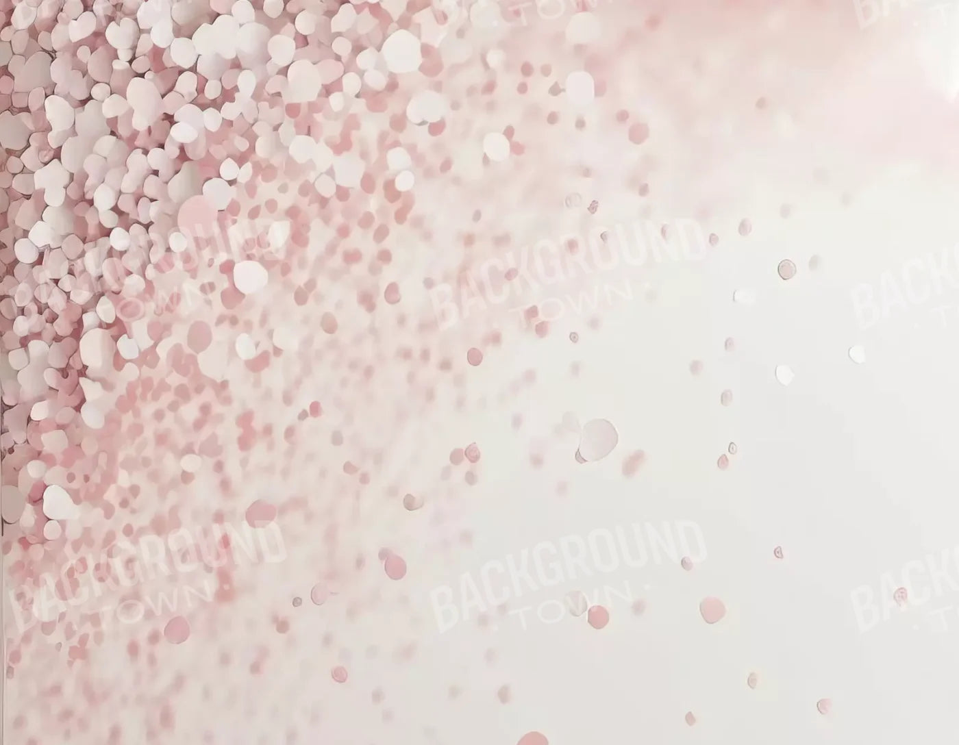 Confetti Pink 8X6 Fleece ( 96 X 72 Inch ) Backdrop