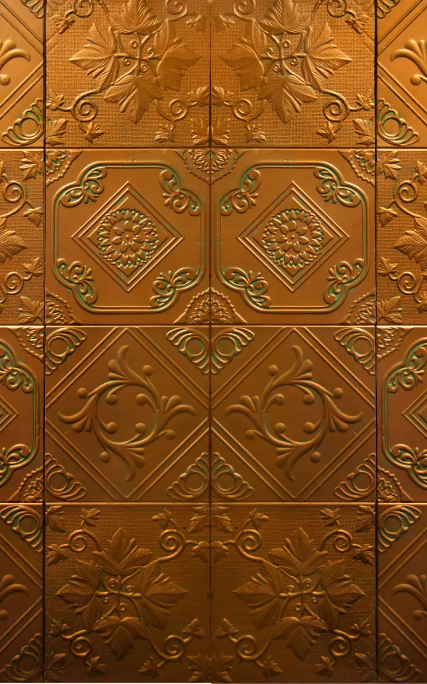 Copper Tins 9X14 Ultracloth ( 108 X 168 Inch ) Backdrop