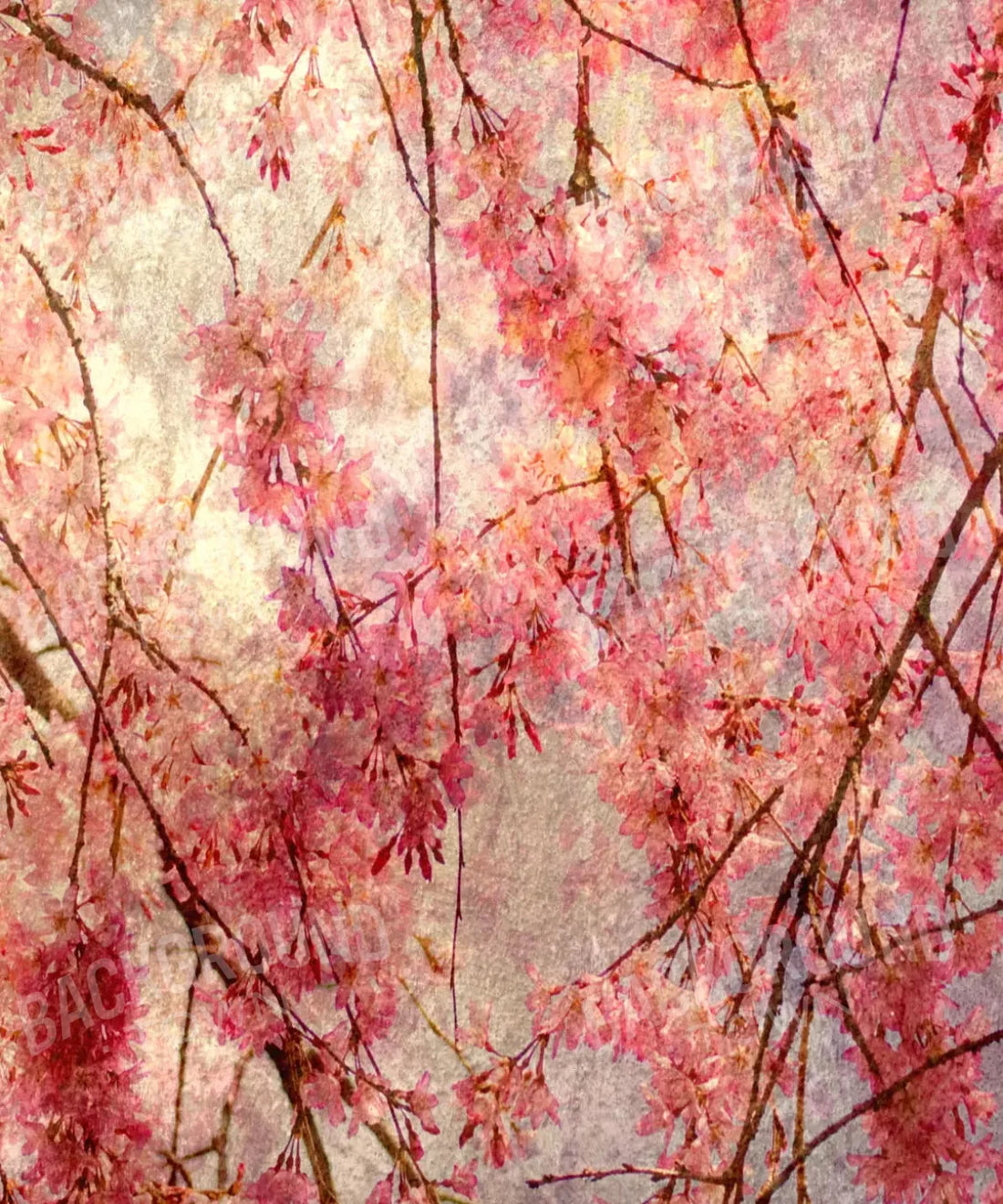 Pink Floral Backdrop for Photography