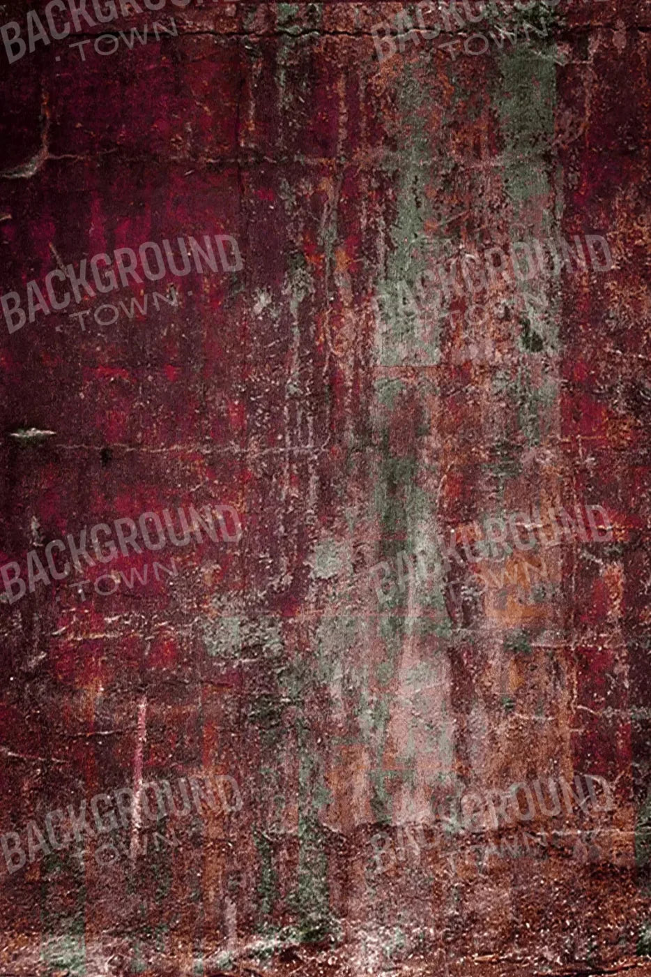 Corrupt Red 5X8 Ultracloth ( 60 X 96 Inch ) Backdrop