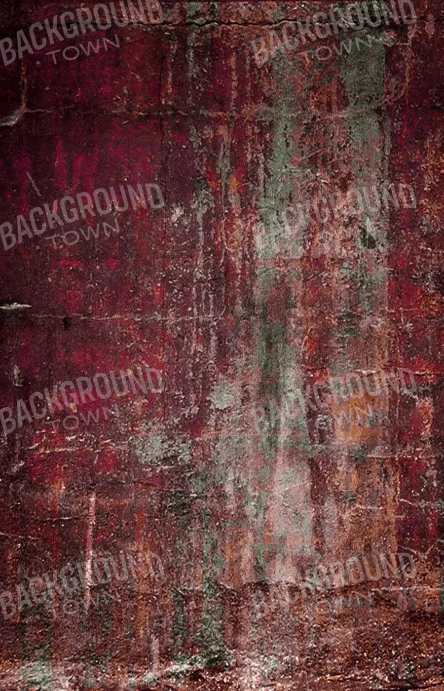Corrupt Red 8X12 Ultracloth ( 96 X 144 Inch ) Backdrop