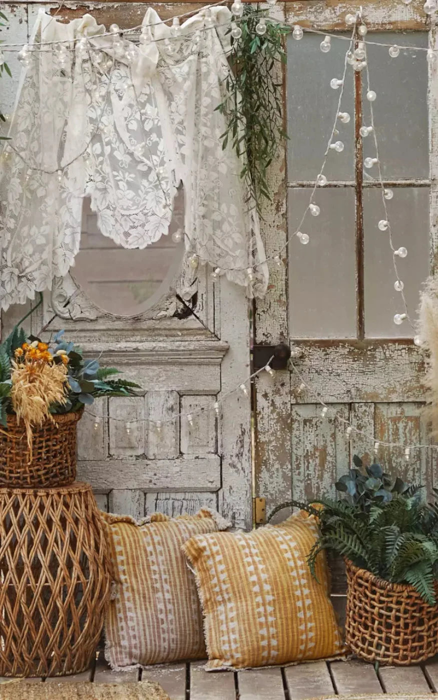 Cottage Boho 9X14 Ultracloth ( 108 X 168 Inch ) Backdrop