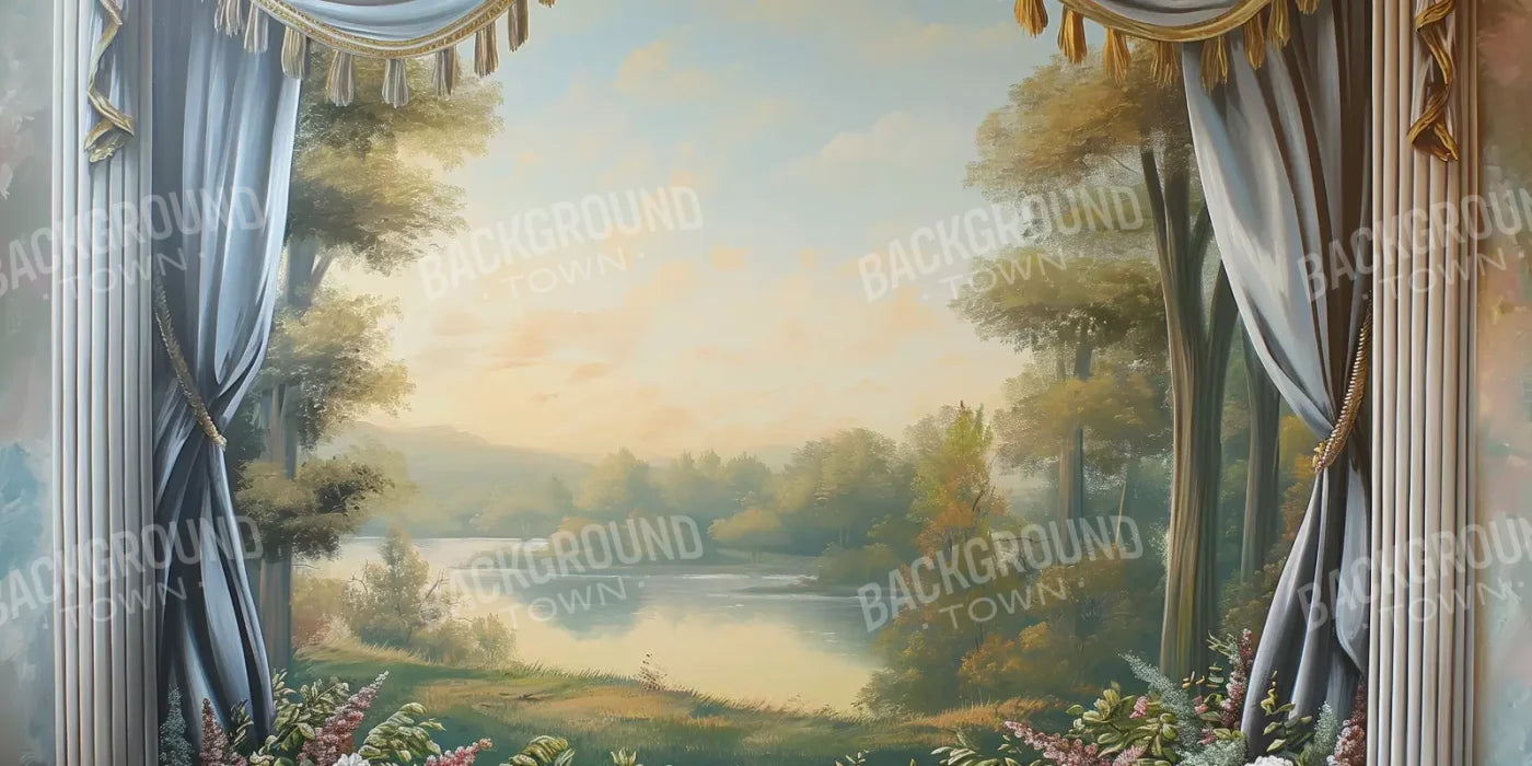 Country Garden Scenic 16’X8’ Ultracloth (192 X 96 Inch) Backdrop
