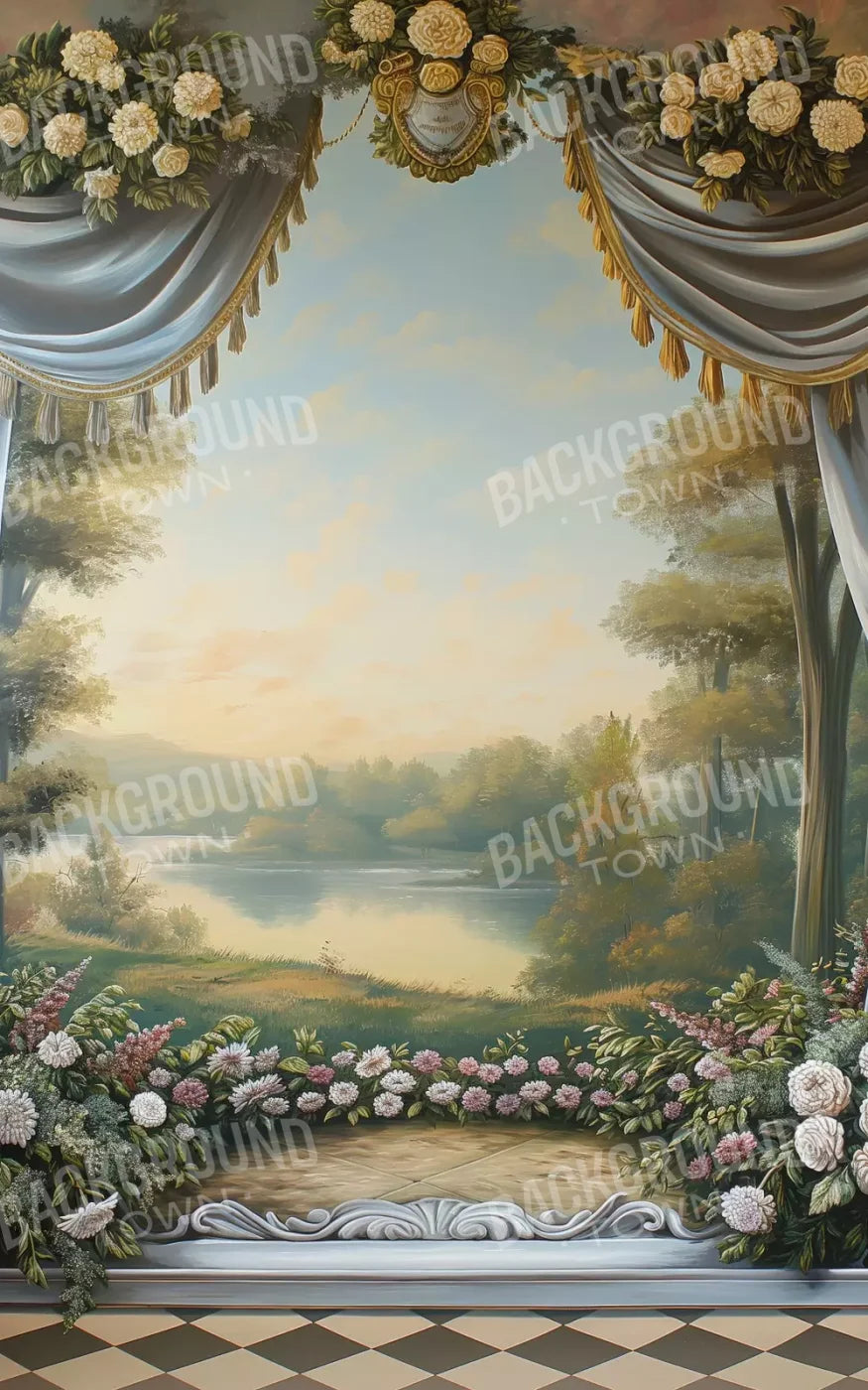 Country Garden Scenic 5’X8’ Ultracloth (60 X 96 Inch) Backdrop