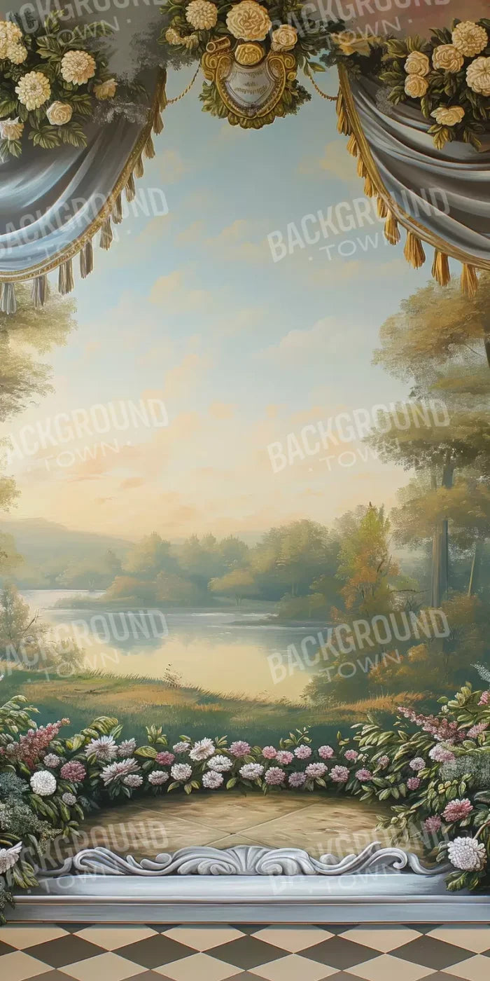 Country Garden Scenic 8’X16’ Ultracloth (96 X 192 Inch) Backdrop