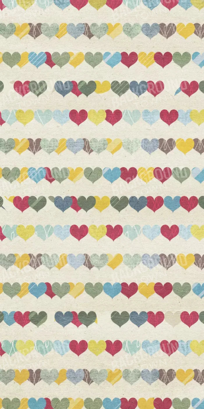 Country Hearts 10X20 Ultracloth ( 120 X 240 Inch ) Backdrop