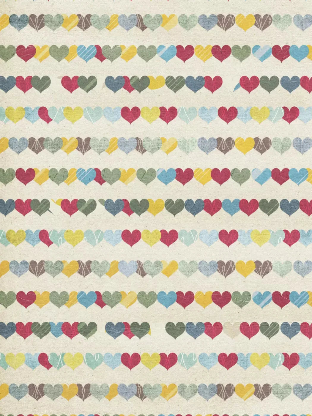 Country Hearts 8X10 Fleece ( 96 X 120 Inch ) Backdrop