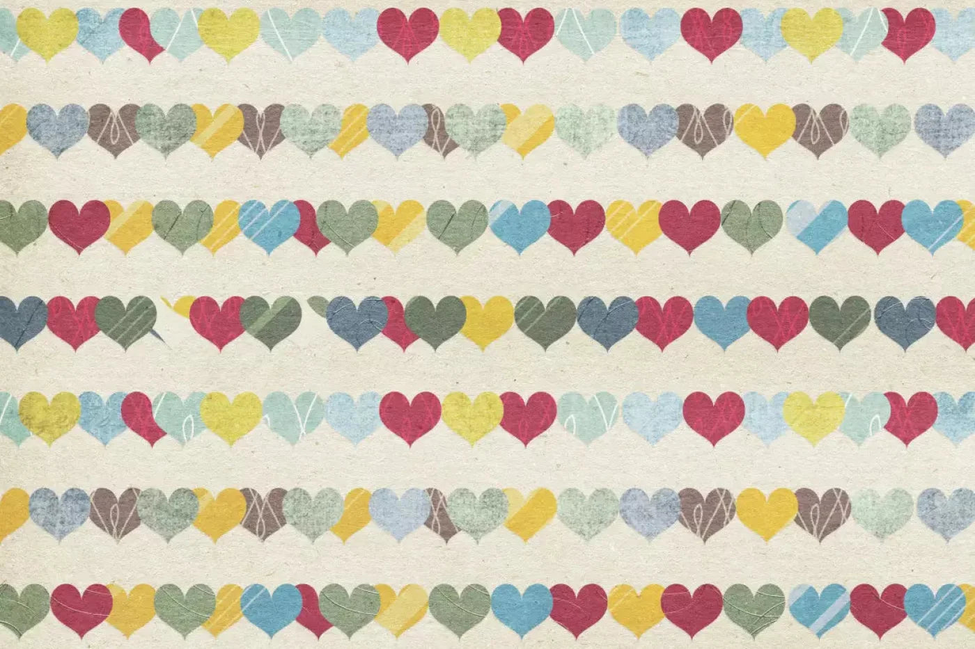 Country Hearts 5X4 Rubbermat Floor ( 60 X 48 Inch ) Backdrop