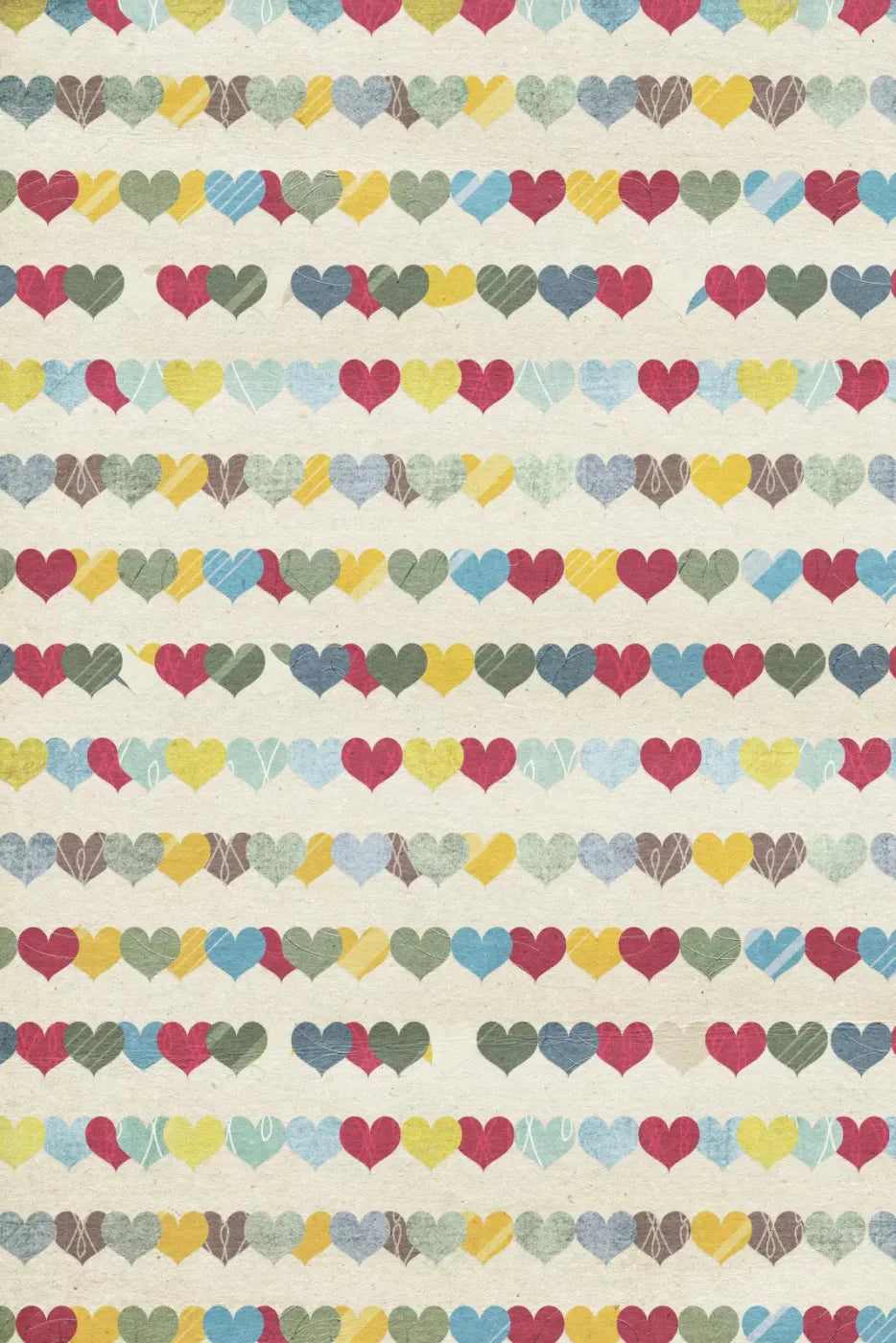 Country Hearts 4X5 Rubbermat Floor ( 48 X 60 Inch ) Backdrop